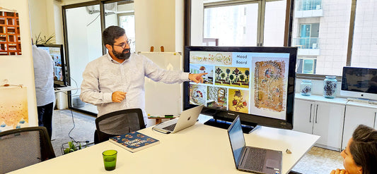 Majal Textile Students Present Their Designs To Warde Jury